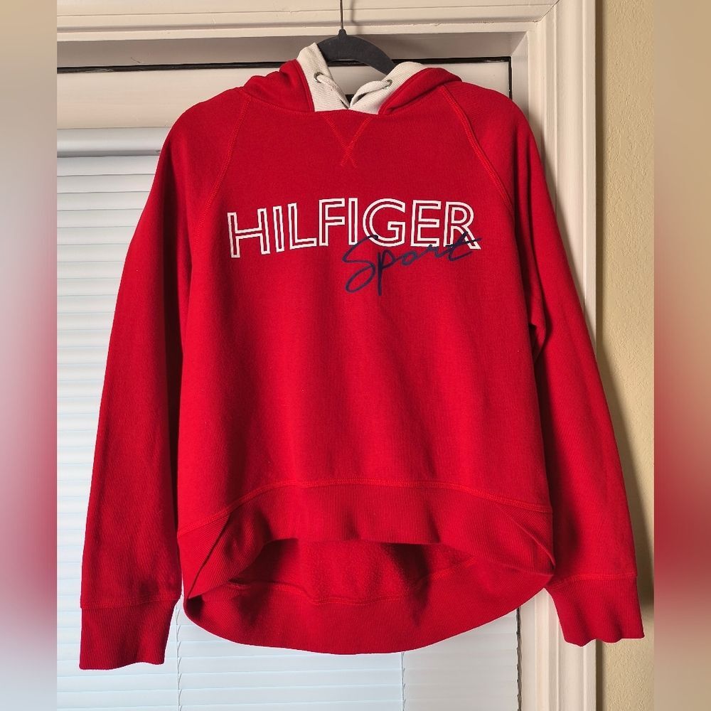 Tommy Hilfiger Sport Hooded Women's Sweatshirt Size Large